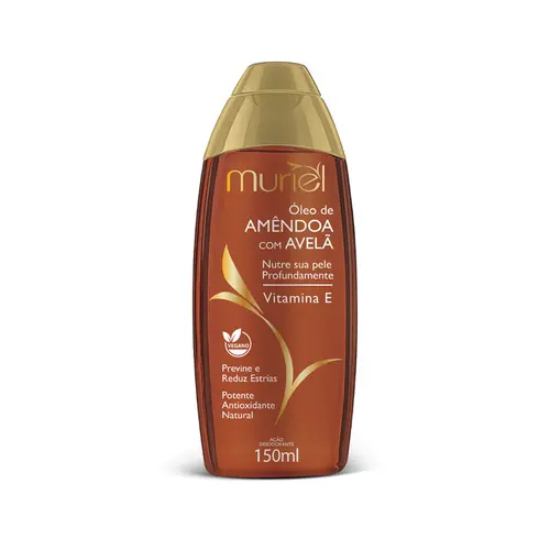 Óleo Corporal Muriel Amêndoas Avelã Com 150 ml