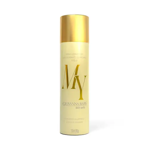 Desodorante Aerossol Giovanna Baby Hidratante Dolce Vanilla Com 150 ml