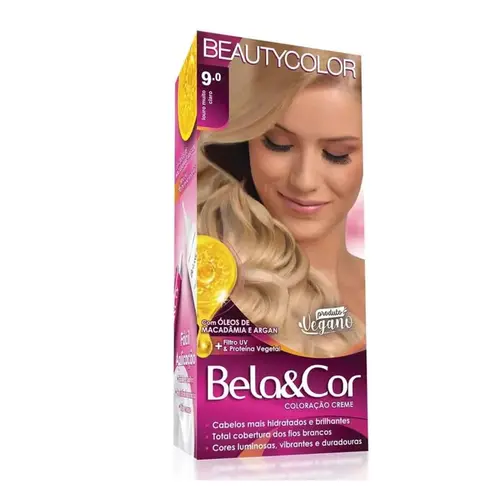 KIT COLOR BEAUTYCOLOR 9.0 LOURO MUITO CLARO