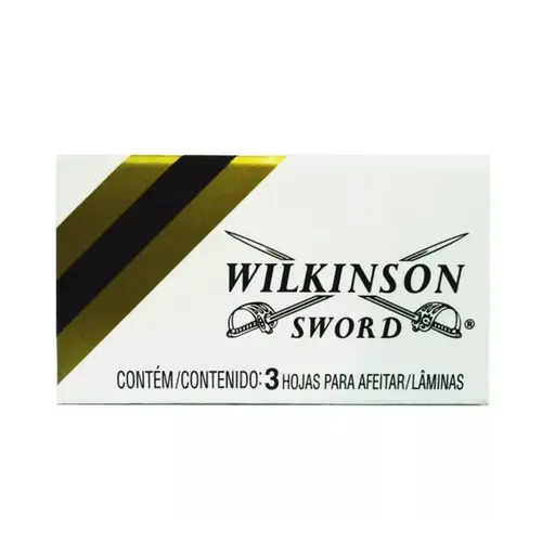 Lamina Gillette Wilkinson com 3 unidades