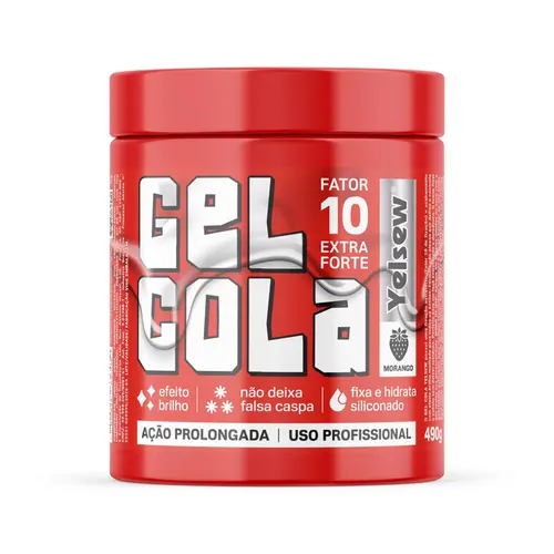 GEL COLA YELSEW MORANGO 490G