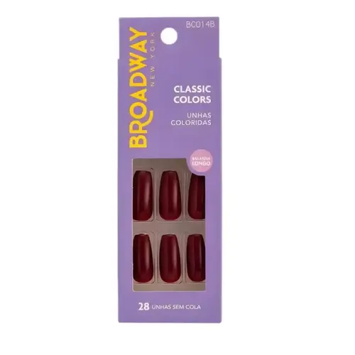 UNHAS COLORS KISS CLASSIC BROADWAY NAILS LAVENDER