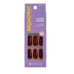 UNHAS COLORS KISS CLASSIC BROADWAY NAILS LAVENDER