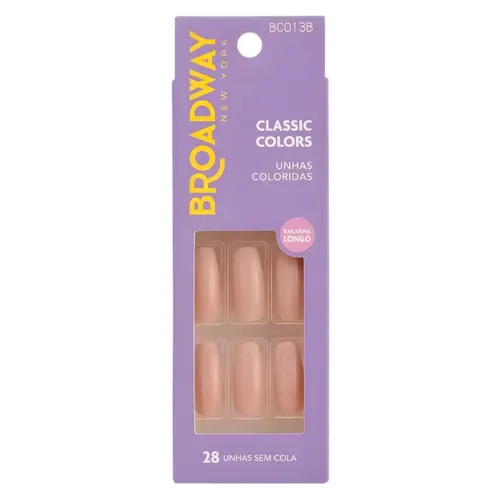UNHAS COLORS KISS CLASSIC BROADWAY NAILS MOONLIGHT