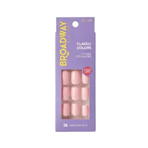 UNHAS COLORS KISS CLASSIC BROADWAY NAILS LOVE RED