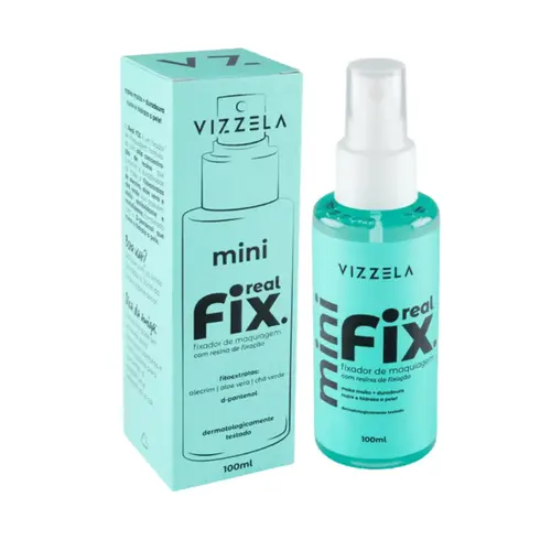 Fixador de Maquiagem Vizzela Real Fix mini Com 100 ml