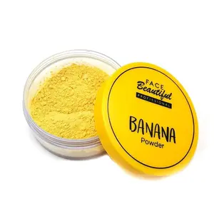Pó solto banana Face Beautiful Fixador e matificante Com 10 g