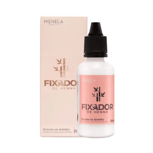 Finalizador para Henna Menela Fixador para Sobrancelhas Com 50 ml