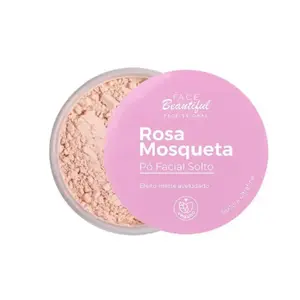 Pó solto Face Beautiful Rosa Mosqueta Com 10g