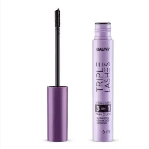 Máscara para Cílios Bauny Triple Lashes 6ml
