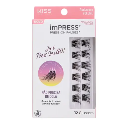 Cílios Postiços Kiss New York Impress Mini Refil 05 Com 1 unidade