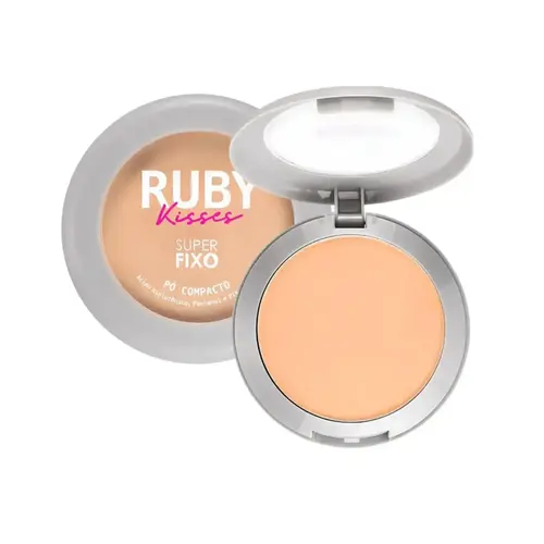 Pó Compacto Ruby Kisses Super Fixo 130 Com 1 unidade