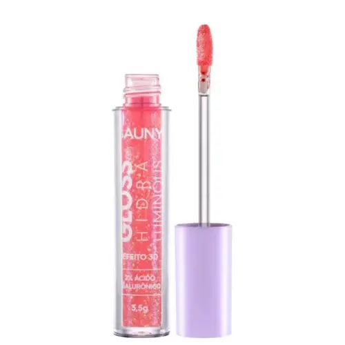Gloss Labial Bauny Salmão Be Light Com 3,5 g
