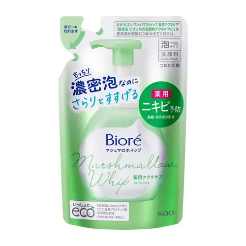 REFIL SAB FACIAL BIORE MARSHMALLOW WHIP ACNE CARE 130ML