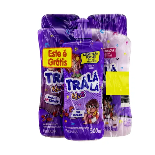 KIT TRALALA SH+CR PENTEAR+COND GRATIS CACHOS