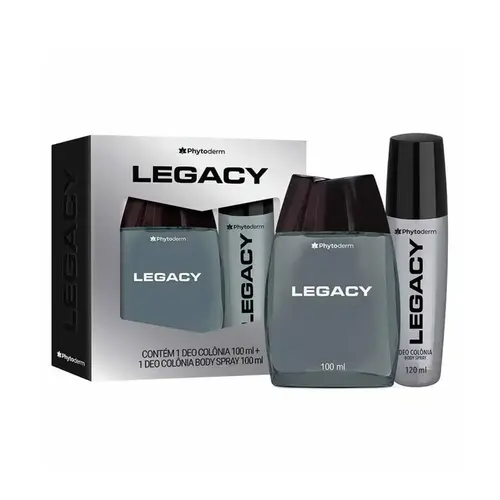 KIT PHYTODERM LEGACY DEO 100ML + BODY SPRAY 100ML