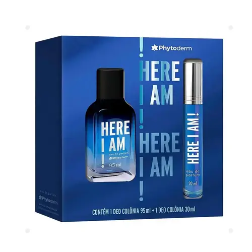 KIT PHYTODERM HERE I AM PARFUM 95ML + 30ML