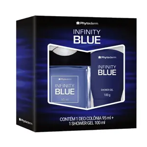 KIT PHYTODERM INFINITY BLUE DEO COL 95ML+SHOWER GEL 100G