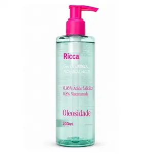 GEL DE LIMPEZA RICCA FACIAL OLEOSIDADE 300ML