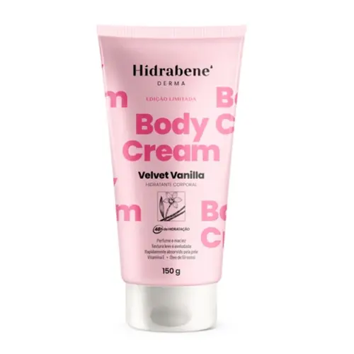 HIDRAT HIDRABENE BODY CREAM VELVET VANILLA 150G