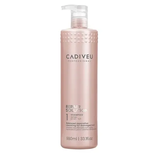 Shampoo Cadiveu Repair Solution Reparador Com 980 ml
