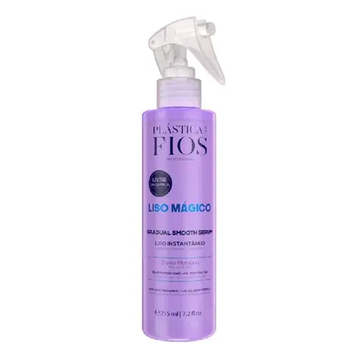 Sérum termoativo Cadiveu Plástica dos Fios Liso Mágico Com 215 ml