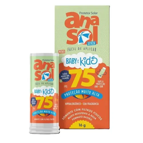 PROT SOLAR ANASOL STICK BABY E KIDS FPS75 16G