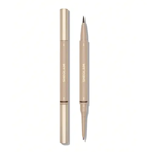 LAPIS DE SOBRANCELHA SHEGLAM 2 EM 1 08 CHOCOLATE 0,35ML