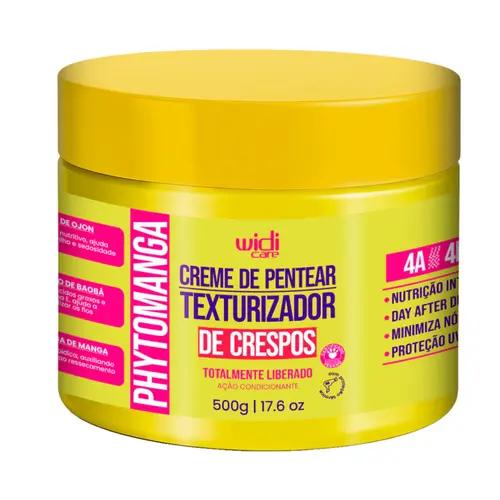 CREME DE PENTEAR WIDI CARE PHYTOMANGA TEXTURIZADOR 500G