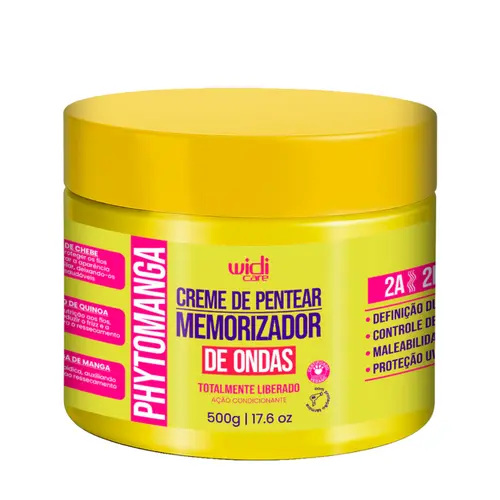 CREME DE PENTEAR WIDI CARE PHYTOMANGA MEMORIZADOR 500G