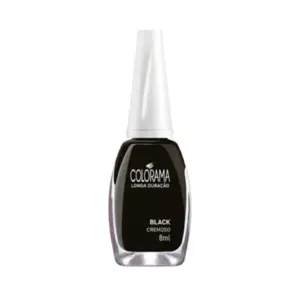 Esmalte Colorama Cremoso Black Com 8 ml