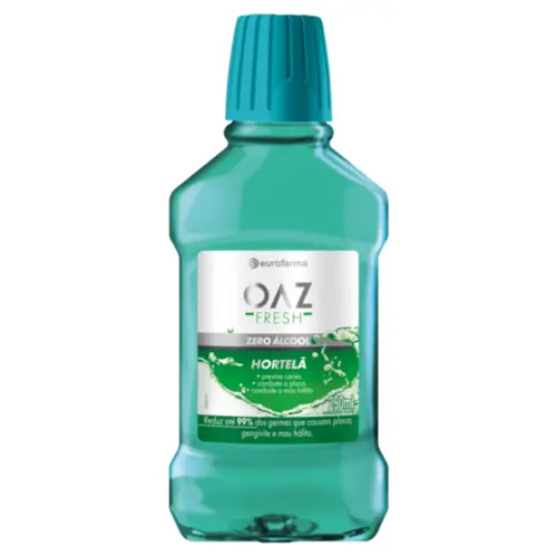 Enxaguante Bucal OAZ Hortela Refrescante 250ml