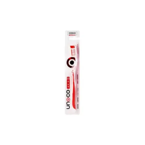 Escova Dental Unoco Cross U1007 cerdas médias Com 1 unidade