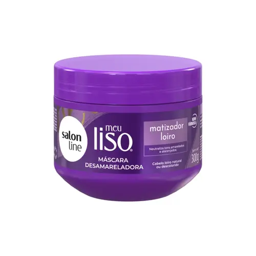 Máscara de Tratamento Salon Line Matizadora Meu Liso Muito+Liso 300g