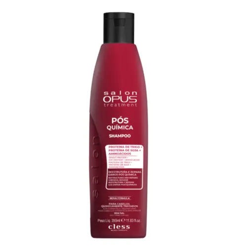 Shampoo Salon Opus Pós-Química Cless Com 350 ml