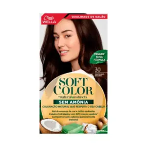 Tonalizante Soft cor 30 Castanho Escuro Com 1 unidade