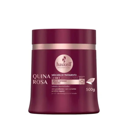 Máscara Disciplinadora Haskell Quina Rosa Com 500 g
