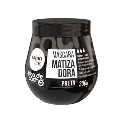 Máscara Matizadora preta Salon Line Maionese 300g
