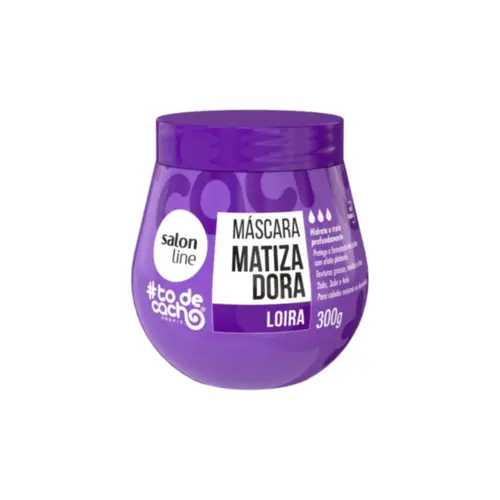 Máscara Matizadora Salon Line Meu Liso loira Com 300 g