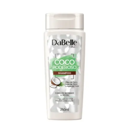 Shampoo Dabelle Coco Poderoso Com 250 ml