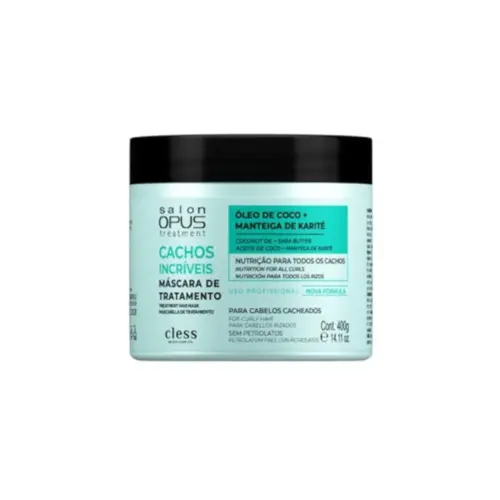 Máscara de Hidratação Cless Opus Cachos Incríveis Akua Com 400 g