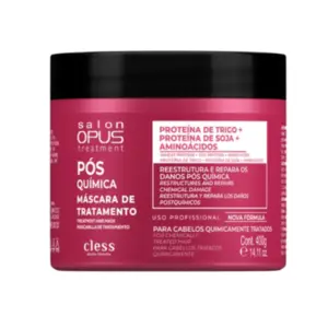 Máscara de Hidratação Salon Opus Cless Pós Química Com 400 g
