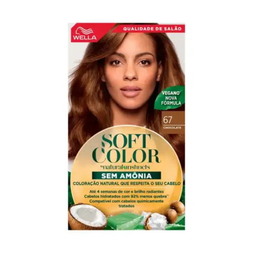 Coloração Wella Soft Color 67 Chocolate Com 1 unidade