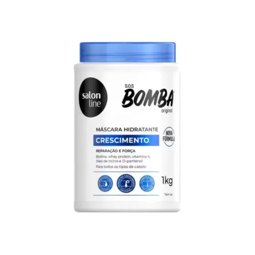 Máscara de hidratação Salon Line SOS Bomba Original Com 1kg