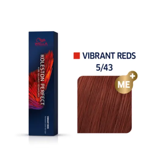 Coloração Wella Professionals Koleston Perfect 5/43 Vibrant Reds Com 60 ml