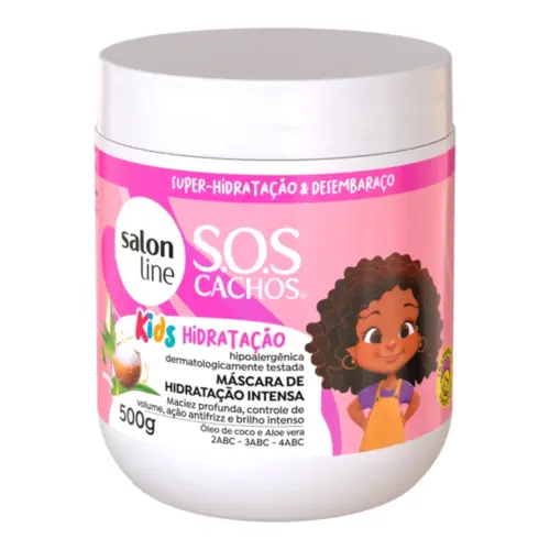 Máscara de Tratamento Salon Line S.O.S Kids Hidratacao 500g