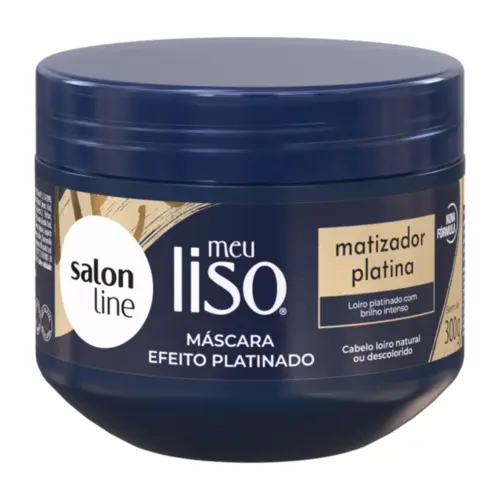 Máscara de Tratamento salon line Meu Liso Loiro Platina 300G