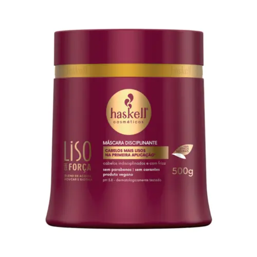 Máscara Capilar Haskell Liso com Força Com 500 g