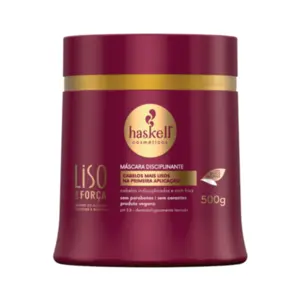 Máscara Capilar Haskell Liso com Força Com 500 g