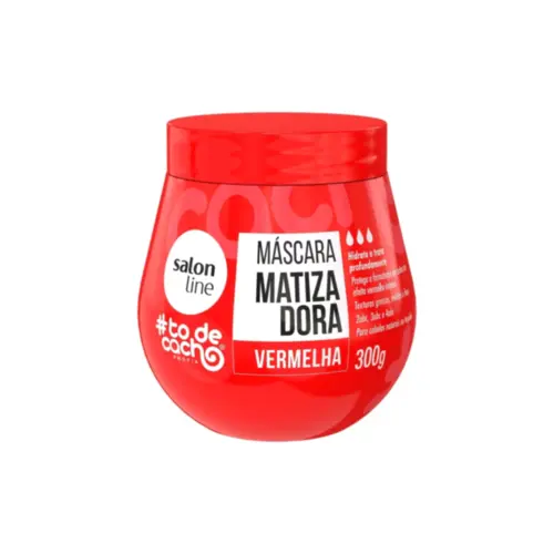 Máscara Matizadora Salon Line  Vermelha 300 g